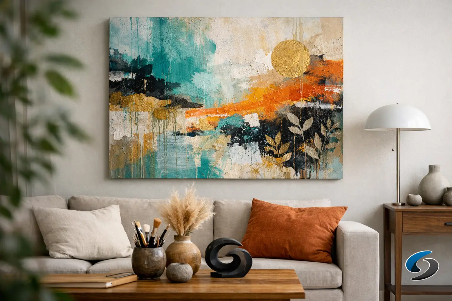 Mixed Media Art for Interiors That Feels Alive
